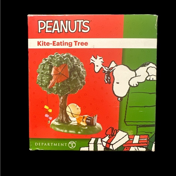 Department 56 Peanuts Village Kite-Eating Tree Accessory - RETIRED - new in box - Picture 1 of 4